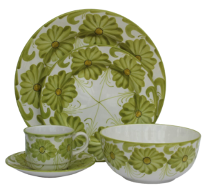 Puesto de vajilla Mayoral Verde